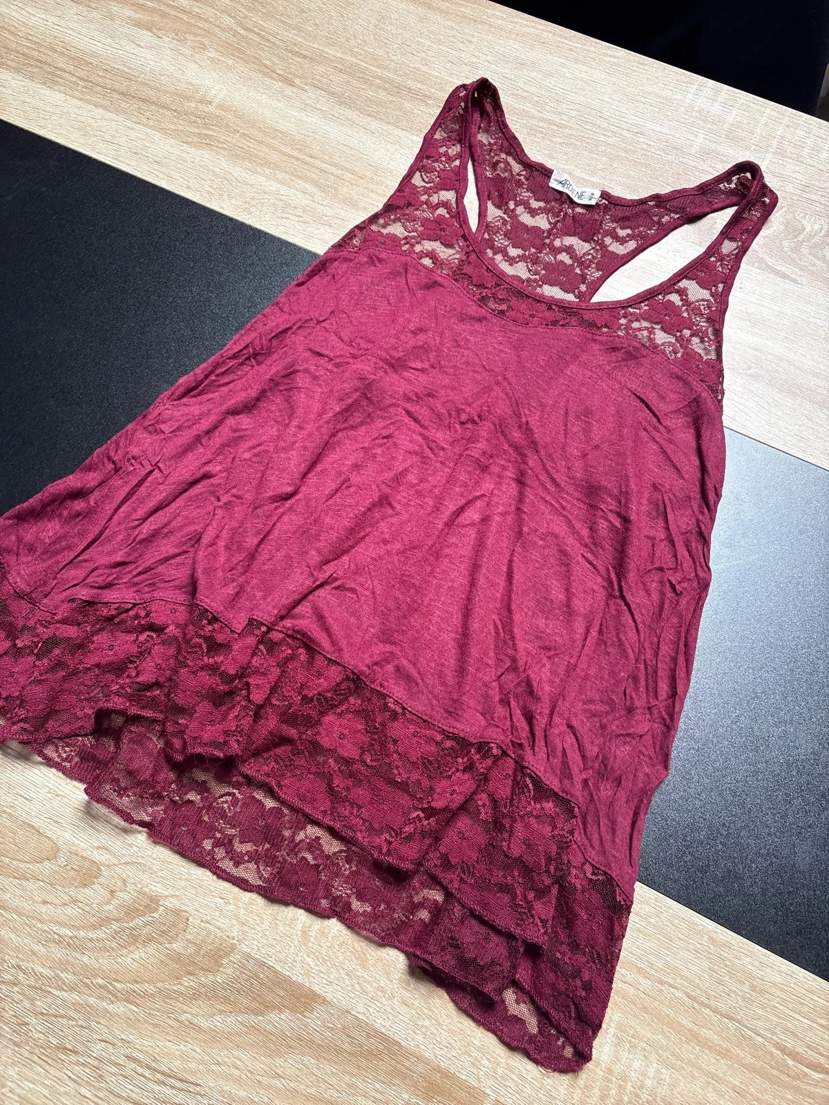 Tanktop met kant detail maat M – photo 2